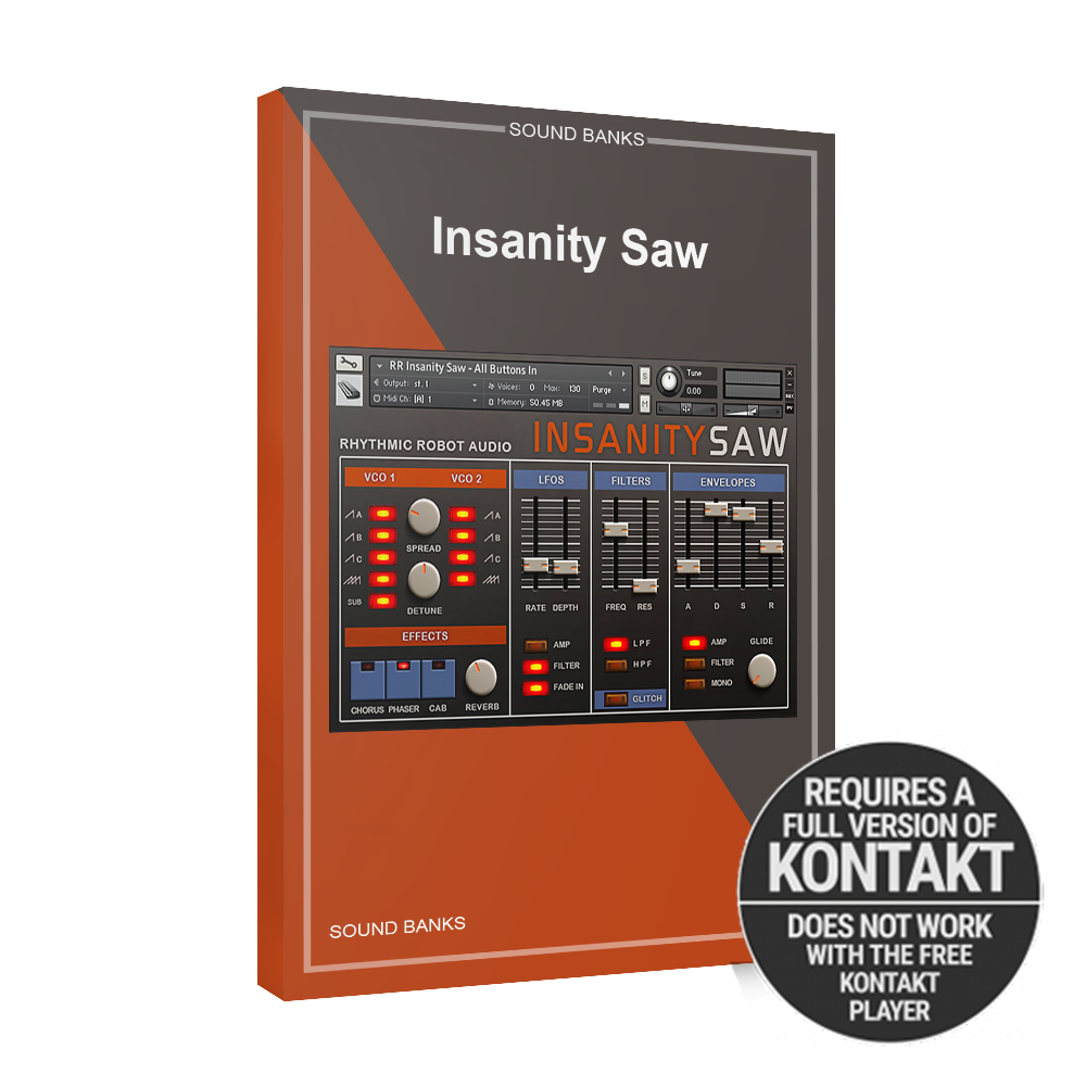Insanity Saw Rhythmic Robot Audio - Insanity Saw - Image 1